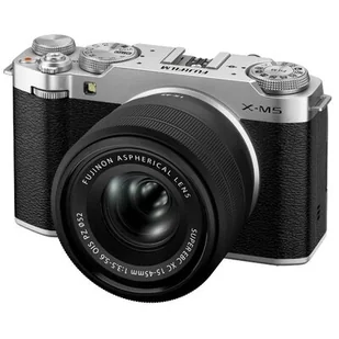 FUJIFILM X-M5 Srebrny + XC 15-45 OIS PZ - Aparaty Cyfrowe - miniaturka - grafika 1