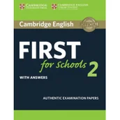 Książki do nauki języka angielskiego - Cambridge University Press  Cambridge English First for Schools 2. Student's Book with answers - miniaturka - grafika 1