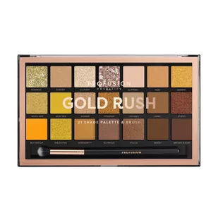 Profusion Gold Rush Eyeshadow Palette paleta 21 cieni do powiek z pędzelkiem - Cienie do powiek - miniaturka - grafika 1