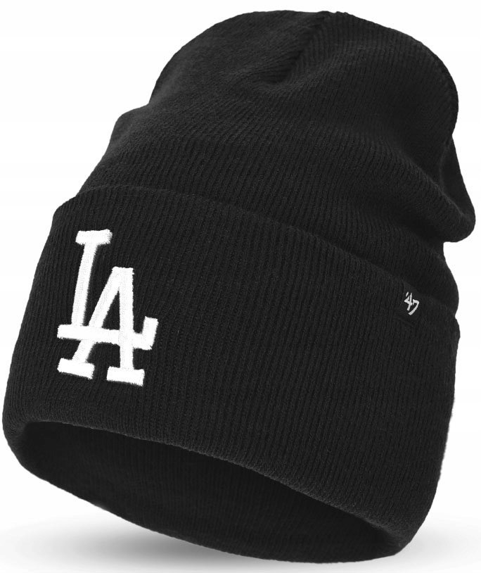 CZAPKA ZIMOWA '47 LOS ANGELES DODGE NYJ CZARNA