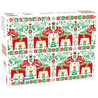 Puzzle - Tactic Puzzle 1000 Folk Art Pattern - miniaturka - grafika 1