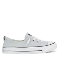 Trampki damskie - Trampki Converse CHUCK TAYLOR ALL STAR SHORELINE 537082C Szary - miniaturka - grafika 1