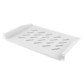 Akcesoria do szaf serwerowych - Lanberg Półka do szaf 19&quot 450/600/800/1000mm szara 1U/483x315mm udźwig do 20kg montaż 4-punktowy AK-1008-S - miniaturka - grafika 1