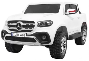 Auto na akumulator Mercedes Benz X-Class Biały - Pojazdy elektryczne dla dzieci - miniaturka - grafika 1