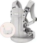 Nosidełka dla dzieci - Babybjorn BABYBJORN - nosidełko Harmony 3D Mesh, Szary + śliniaczek do nosidełka Harmony - miniaturka - grafika 1
