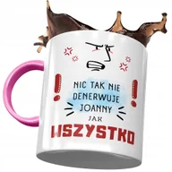 Kubki - Kubek Różowy Dla Joanny Asi Koleżanki na Prezent z Nadrukiem ze Zdjęciem + Opakowanie na prezent (wzór 03) - miniaturka - grafika 1