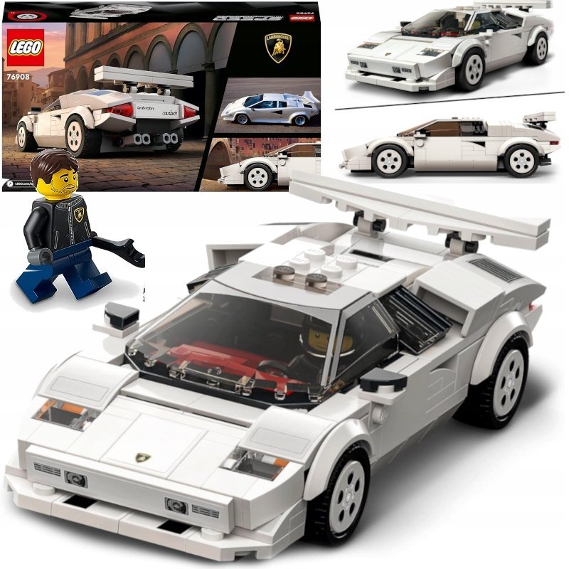 Klocki Lego Speed Champions Lamborghini Countach Lambo Auto Model Samochód