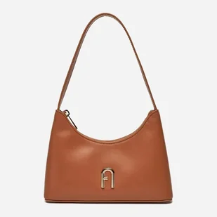 Torebka bagietka damska ze skóry naturalnej Furla WB00863AX0733RY0001007 Brązowa (8050597551678) - Torebki damskie - miniaturka - grafika 1