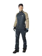 Kurtki narciarskie - DYNAFIT Kurtka narciarska "Speed Insulation" w kolorze beżowo-granatowym - miniaturka - grafika 1