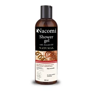 Nacomi żel pod prysznic z olejem avocado 250ml - Kosmetyki do kąpieli - miniaturka - grafika 1