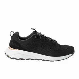 Buty sportowe męskie - Buty męskie miejskie Jack Wolfskin DROMOVENTURE KNIT LOW M black - 39,5 - grafika 1