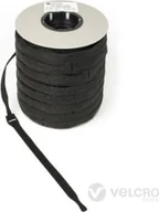 Taśmy klejące - VELCRO One Wrap 20 mm x 150 mm, 750 sztuk, trudnopalna, czarna - miniaturka - grafika 1