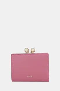 Furla portfel skórzany damski kolor różowy WP00541.BX3104.4147S - Portfele - miniaturka - grafika 1