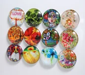 Magnesy - Magnesy na lodówkę do tablic szklane duży magnes - miniaturka - grafika 1