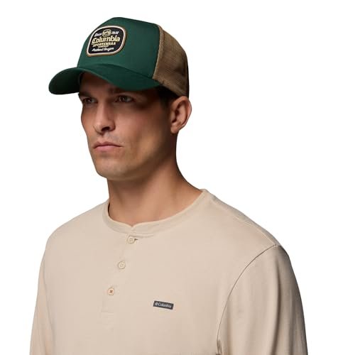 Columbia Unisex Road Ready Snap Back, czapka zatrzaskowa, las deszczowy, delta, tkana etykieta piwa, O/S