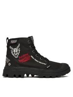 Palladium Trapery Pampa Hellfire 74496-001-M Czarny - Botki męskie - miniaturka - grafika 1