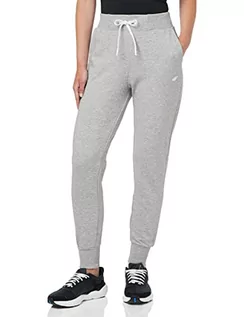 Spodnie damskie - 4F Damskie spodnie Spdd350, szare (Cold Light Grey Melange), XL, szary (Cold Light Grey Melange), XL - grafika 1
