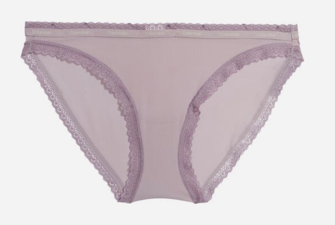 Calvin Klein Majtki Damskie Figi Z Koronką Różowe L 0Z5A2_B* Tia