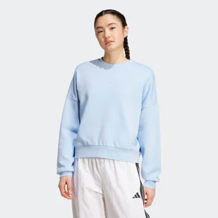 Sweat-shirt de fitness femme, bleu clair - Koszulki sportowe damskie - miniaturka - grafika 1