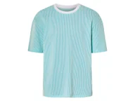 Koszulki męskie - LIVERGY® T-shirt męski (Niebieski/ biały, S (44-46)) - miniaturka - grafika 1