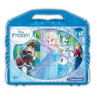 Klocki - Clementoni Klocki 12 Super Kolor Frozen - miniaturka - grafika 1
