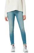 Spodnie damskie - Jeansy Tommy jeans skinny fit Nora DW0DW09038 28/32 - miniaturka - grafika 1