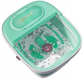 Masażery - QTIICE Masażer Wodny Do Stóp Z Ogrzewaniem Składany 3 Różne Nakładki - miniaturka - grafika 1