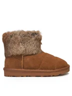 Buty dla dziewczynek - Patrizia Pepe Śniegowce PJ941.24 D Brązowy - miniaturka - grafika 1