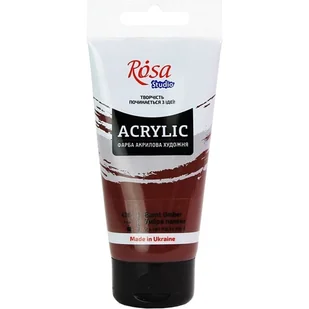 Farba akrylowa Rosa Studio 75ml BURNT UMBER 426 - Przybory szkolne - miniaturka - grafika 1