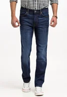 Spodnie męskie - Męskie spodnie jeansowe dopasowane Mustang TRAMPER TAPERED W30 L30 - miniaturka - grafika 1