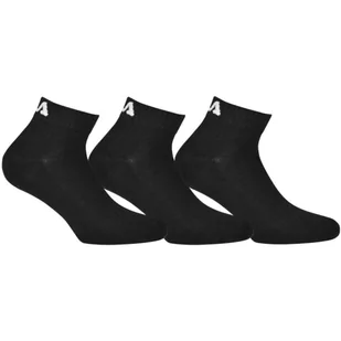 Skarpetki Unisex Fila 3-PACK Czarne Rozmiar 43-46 - Skarpetki i podkolanówki sportowe - miniaturka - grafika 1