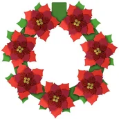 Dekoratorstwo - Zestaw kreatywny WIANEK ŚWIĄTECZNY Boże Narodzenie - miniaturka - grafika 1