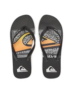 Klapki i japonki męskie - Quiksilver Japonki AQYL101371 Czarny - miniaturka - grafika 1