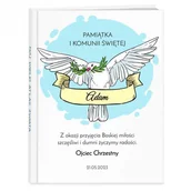 Atlasy i mapy - Atlas geograficzny z nadrukiem dla chłopca na komunię - miniaturka - grafika 1