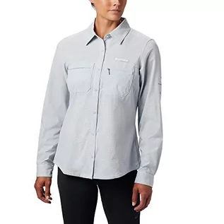 Bluzki damskie - Columbia Damska bluzka koszula Irico szary Cirrus Grey Hea L 1653801 - grafika 1