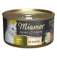 Mokra karma dla kotów - Miamor Feine Filets w puszkach, 24 x 85 g - Kurczak - miniaturka - grafika 1
