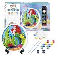 Zabawki interaktywne dla dzieci - Zestaw Kreatywny Odlewy Gipsowe Figurki Do Malowania Syrenka Gips Farbki - miniaturka - grafika 1