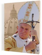 Ikony i obrazy sakralne - Św. Jan Paweł II, obraz na płótnie canvas - miniaturka - grafika 1