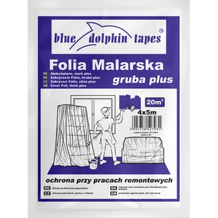 Blue Dolphin folia malarska gruba Plus - Folie i taśmy malarskie - miniaturka - grafika 1