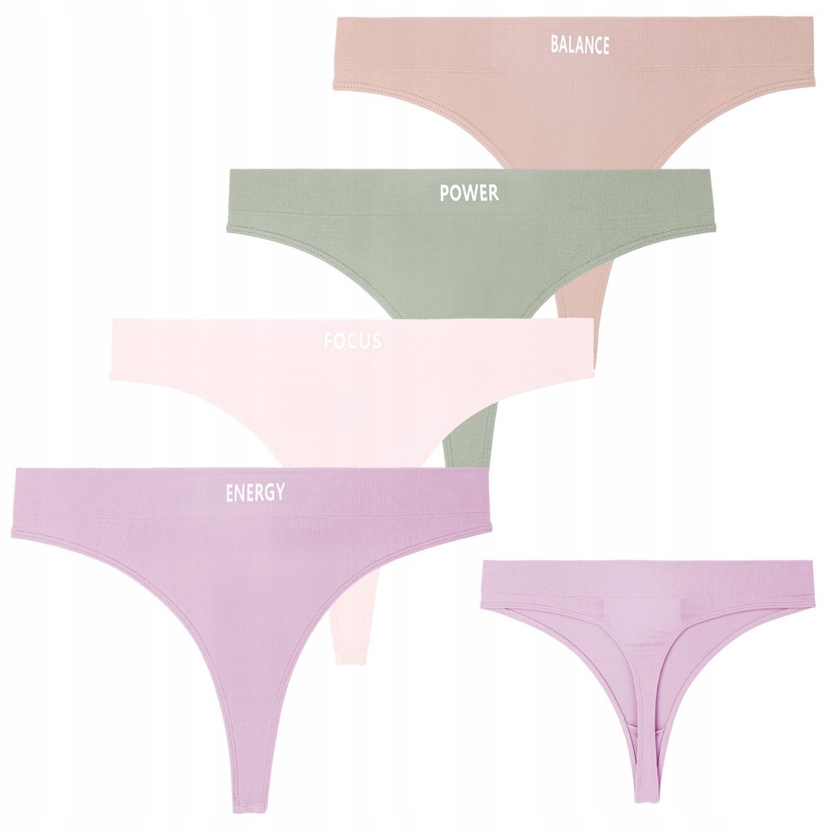 MAJTKI DAMSKIE Stringi Elastyczne Seksowne Kobiece MORAJ 3-Pak r. XL