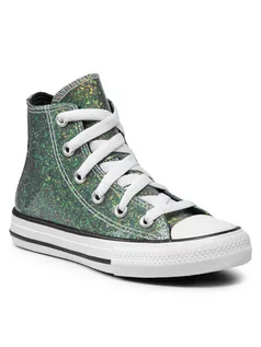 Buty dla dziewczynek - Converse Trampki Ctas Hi 672097C Zielony - grafika 1