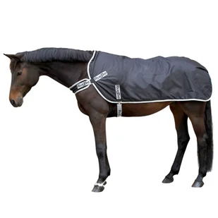 Kerbl Derka treningowa RugBe, 145/155 cm, czarna, 328691 - Derki dla konia - miniaturka - grafika 1