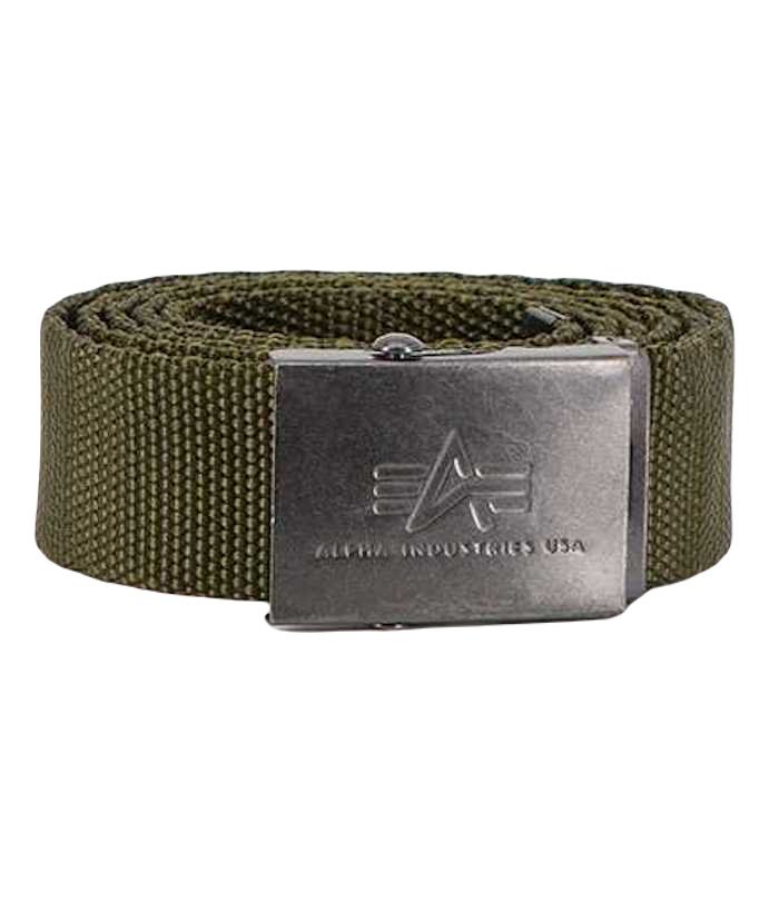 Pasek parciany ALPHA INDUSTRIES HEAVY DUTY oliwkowy (olive) 100906 11