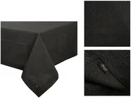 Obrusy i serwetki - Obrus Na Stół 145X260 Stella Mereżka Czarny - miniaturka - grafika 1