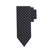 Krawaty i muchy męskie - HUGO Krawat h cm 6 | z dodatkiem jedwabiu - miniaturka - grafika 1