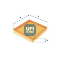 Filtry powietrza - Filtr powietrza UFI Filtry 30.713.00 - miniaturka - grafika 1