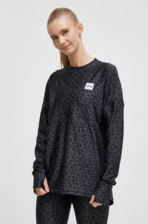 Bielizna sportowa damska - Eivy longsleeve funkcyjny Venture kolor czarny - grafika 1