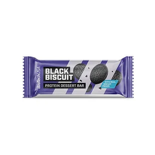 BioTech USA USA Protein Dessert Bar - 50g - Batonik Białkowy Proteinowy Black Biscuit - Batony proteinowe - miniaturka - grafika 1