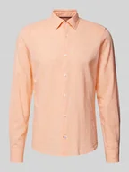 Koszule męskie - Koszula casualowa o kroju slim fit z kołnierzykiem typu kent - miniaturka - grafika 1