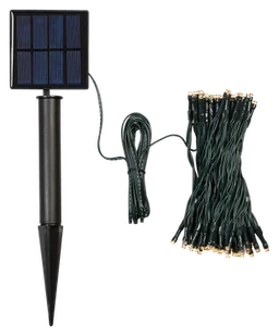 LIVARNO home Girlanda solarna LED, 100 diod (Ciepła biel) - Oświetlenie świąteczne LIVARNO home Girlanda solarna LED, 100 diod (Ciepła biel) - Oświetlenie świąteczne - miniaturka - grafika 1